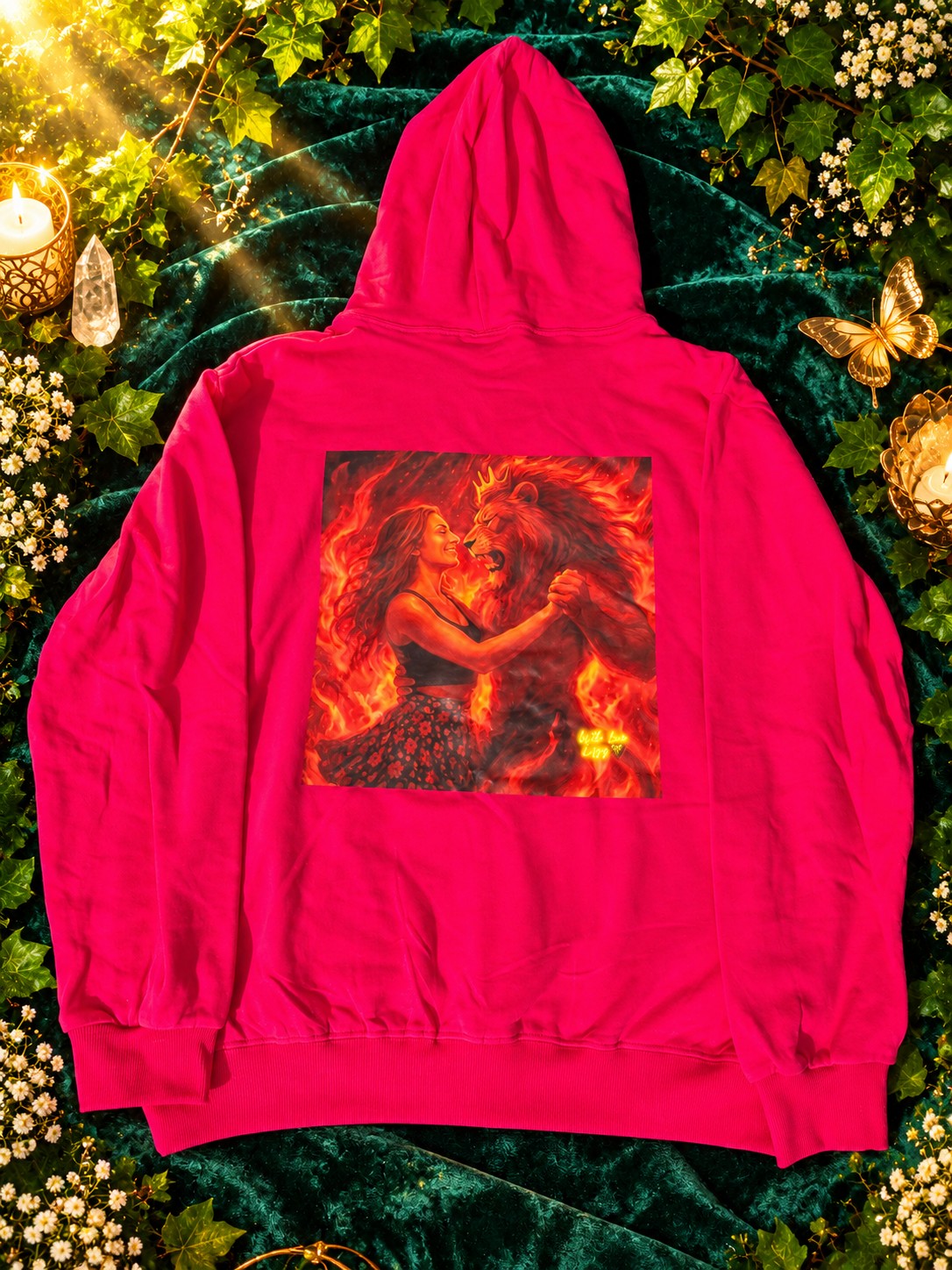 3 THE QUEEN & THE BEAST — One-of-a-Kind Hoodie - Image 1