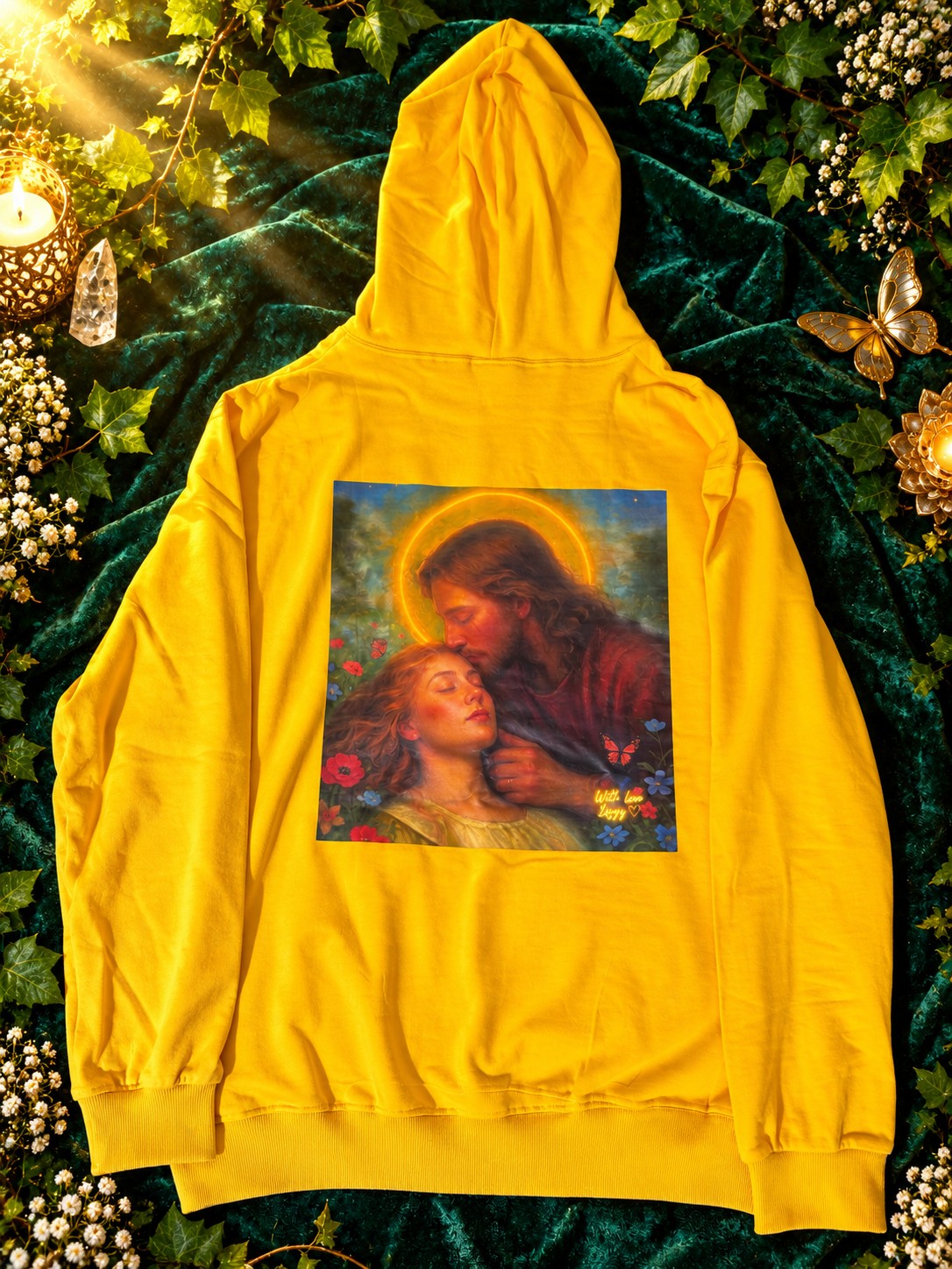 4 DIVINE LOVE — One-of-a-Kind Hoodie - Image 1